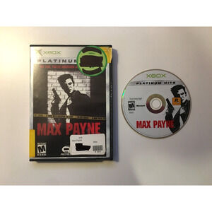 Max Payne [Platinum Hits] (Microsoft Xbox Original, 2001) Game Disc - US Seller